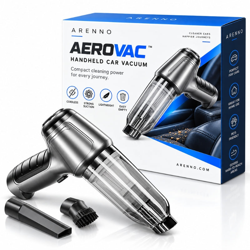 Arenno AeroVac - Handheld Car Vacuum