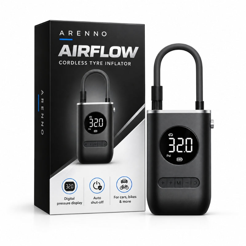 Arenno AirFlow - Cordless Tyre Inflator