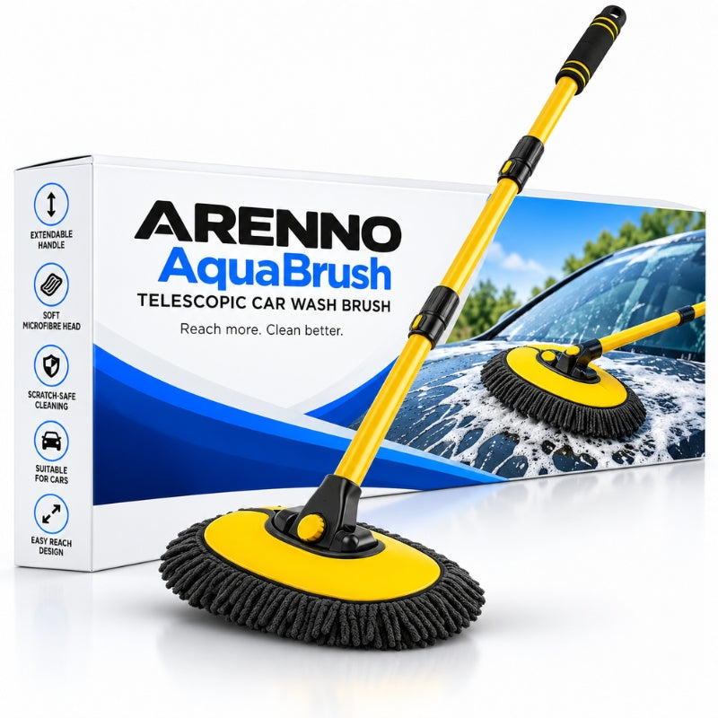Arenno AquaBrush - Telescopic Car Wash Brush