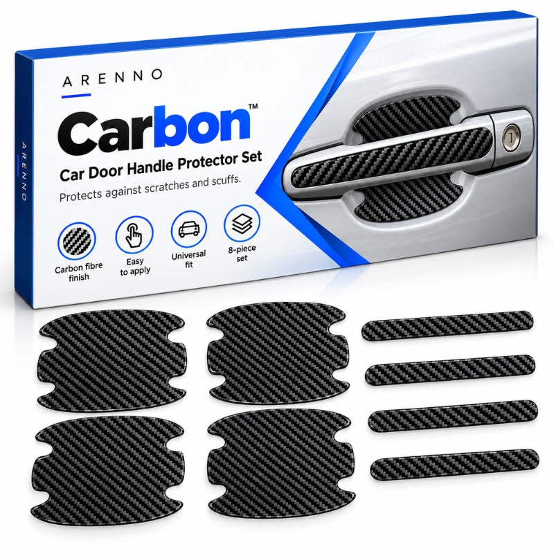 Arenno Carbon - Car Door Handle Protector Set