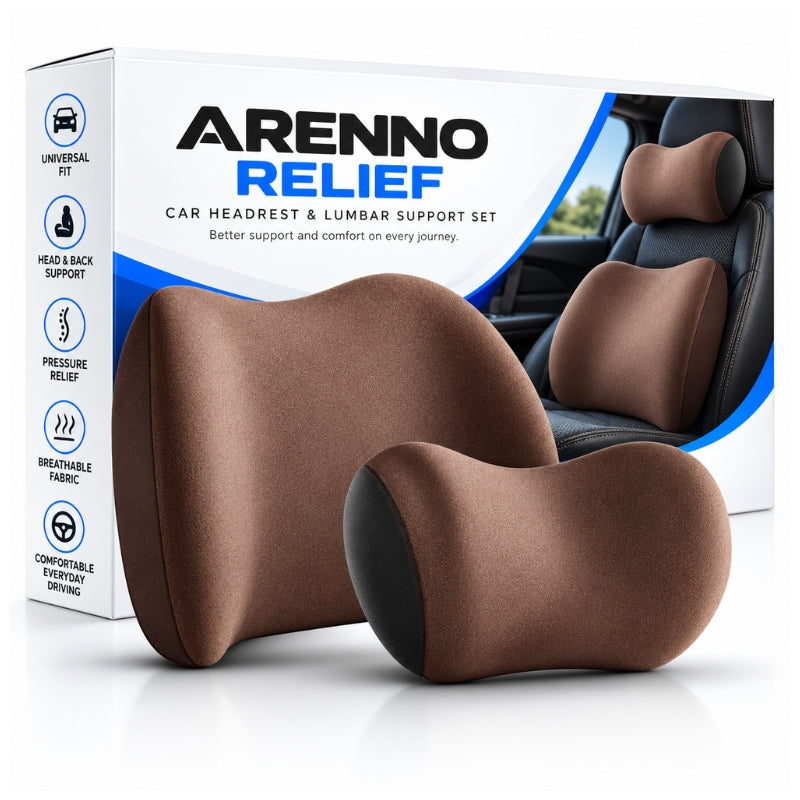 Arenno Relief - Headrest & Lumbar Support Set