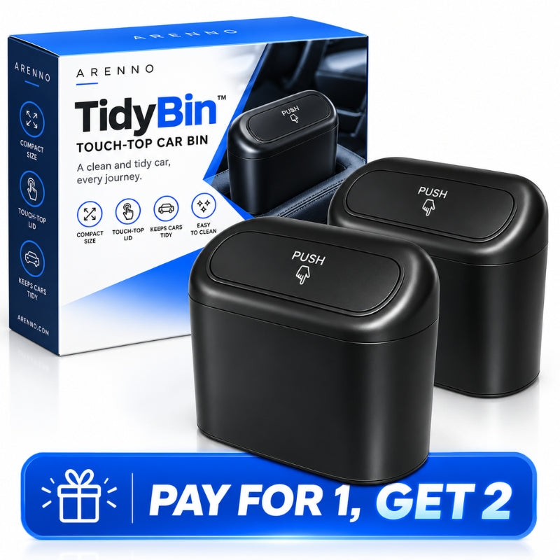 Arenno TidyBin - Touch-top Car Bin [PAY FOR 1, GET 2]